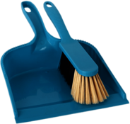 Plastic Dustpan and Brush