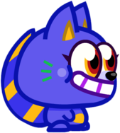 Grinny the Persuasive Pusskins Going Right