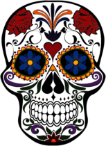 Floral Decorated Skull