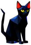 Bombay Cat, Children'S Cartoon Animation Style - Full Body, Single View, No Shadow