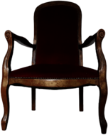 Vintage Red Armchair