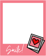 Pink Polaroid Template