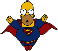 Homer Simpson Superman