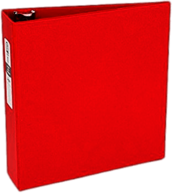 Red Binder Standing