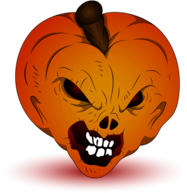 Super Angry Pumpkin Halloween