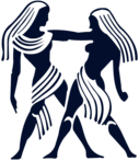 Horoscope Gemini Sign Clipart