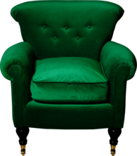 Comfy Green Armchair