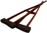 Vintage Wooden Crutches