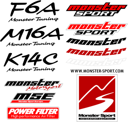 MONSTER SPORT KIT DECALS