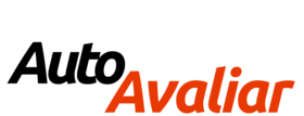 Logotipo oficial Auto Avaliar, utilização em fundo cinza.