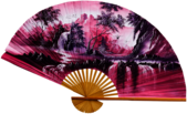 Chinese Fan Purple