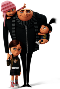 Despicable Me Gru and Kids