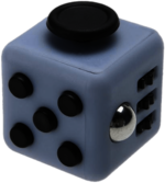Grey and Black Fidget Cube