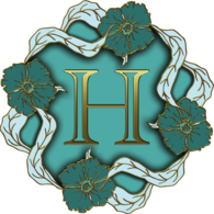 Flower Theme Capital Letter H