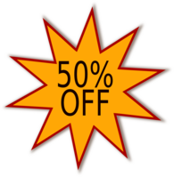 Sign 50  Off