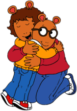 Arthur Read Hugging His Mum