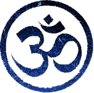 Blue Om Mantra