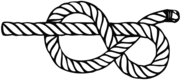 Horizontal Figure 8 Knot