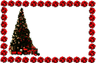 Christmas Frame With Tree