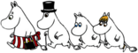 Moomin Family Walking