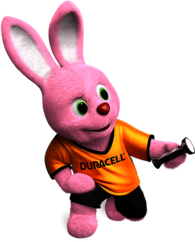 Duracell Bunny With A Pocket Lamp