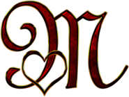 Valentine Capital Letter M