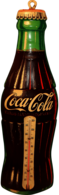 Vintage Coca Cola Tin Thermometer