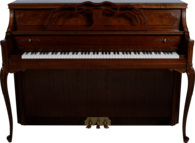 Vintage Brown Piano