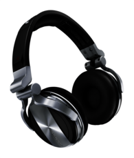 Pioneer Silver Headphones