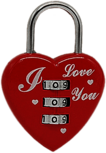 Heart Shaped Combination Lock