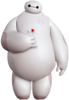 Big Hero 6 Baymax Holding Lollypop