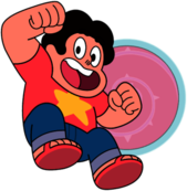 Steven Universe Holding Shield
