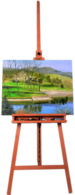 Painting on Easel