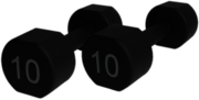 Black Dumbbells