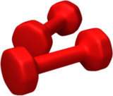 Red Dumbbells