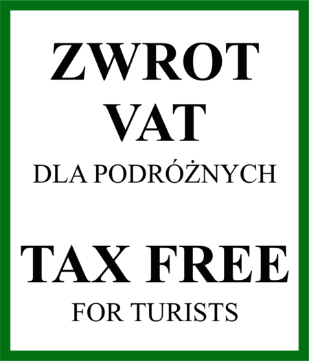Tax Free for turists