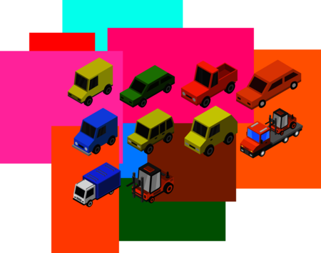 Isometric Cars