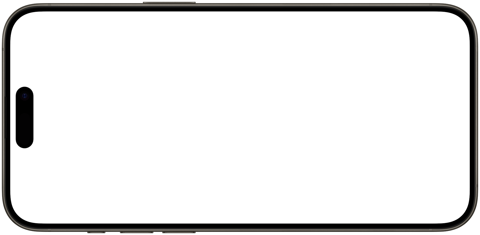 Iphone 15 Pro Landscape Mockup