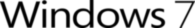 Microsoft Windows 7 Wordmark