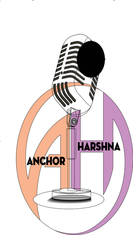 Anchor Harshna  By Fusion Arts   Graphic Designing Cafe