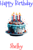 Happy Birthday Shelby Custom Message