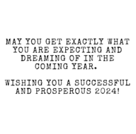 New Year 2024 Expectations