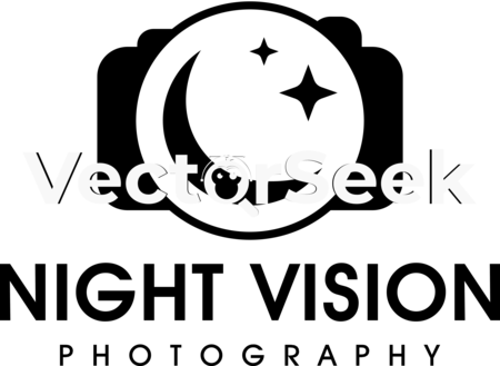 Night Vision Photography Logo Template