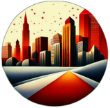 Art Deco Style Bauble With Geometric Shapes, Minimalist - Single Item, Decorated Christmas Bauble, High Detail, No Shadow