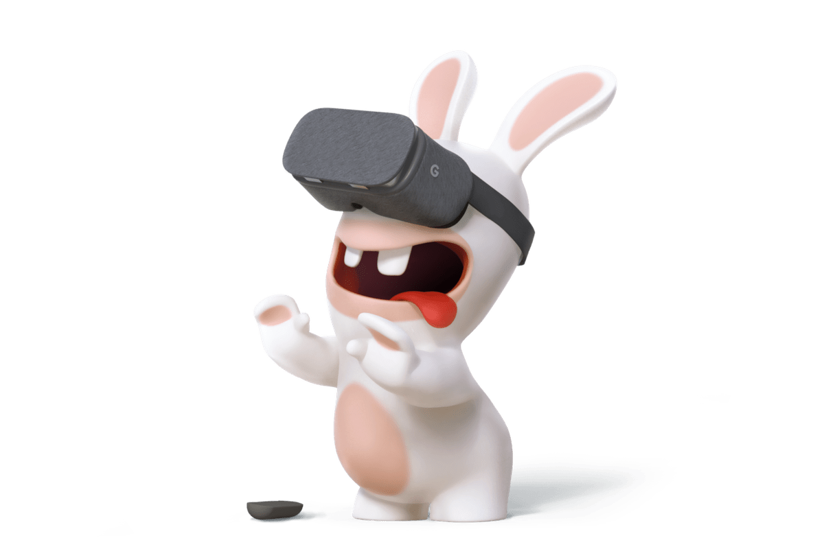 Rabbid With VR Goggles