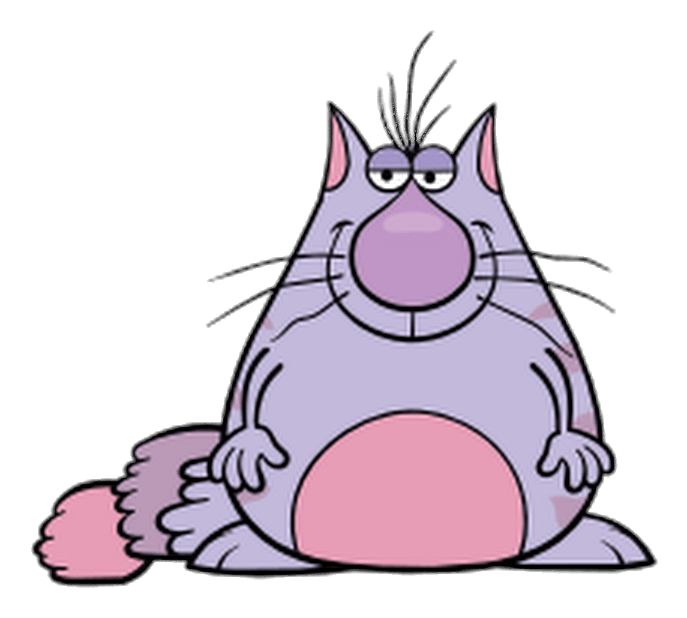 Nature Cat Character Ronald Smirking