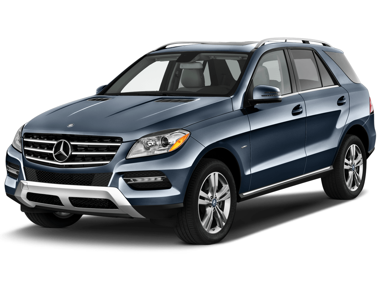 Blue Mercedes Suv