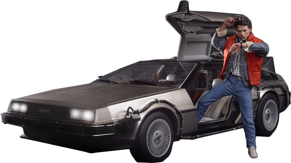 Delorean Marty Back To The Future
