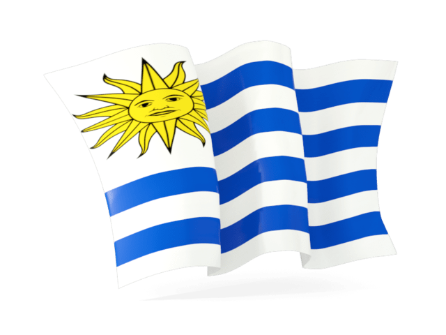 Uruguay Flag Wave