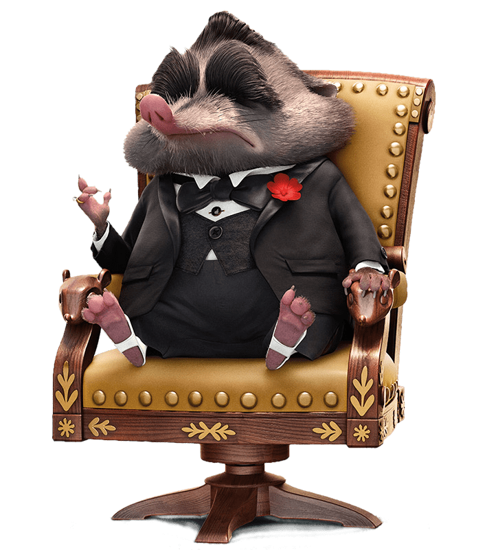 Zootopia Mr. Big In His Chair